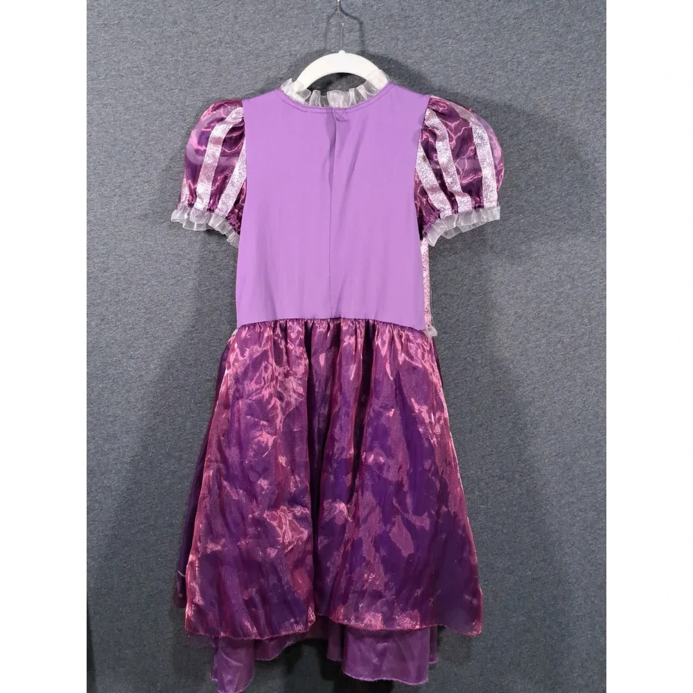 Disney Rapunzel Costume Dress Lot 2 Tangled Princess Purple Pink Kids Size M 7/8